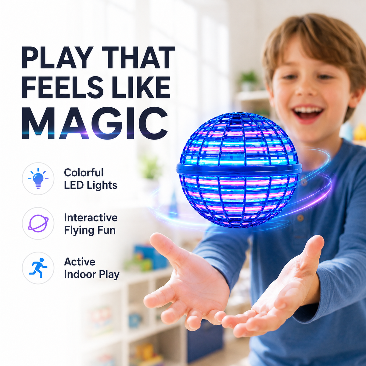 AirGlide LED Magic Floating Ball