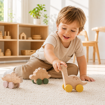 DreamRail Montessori Wooden Train