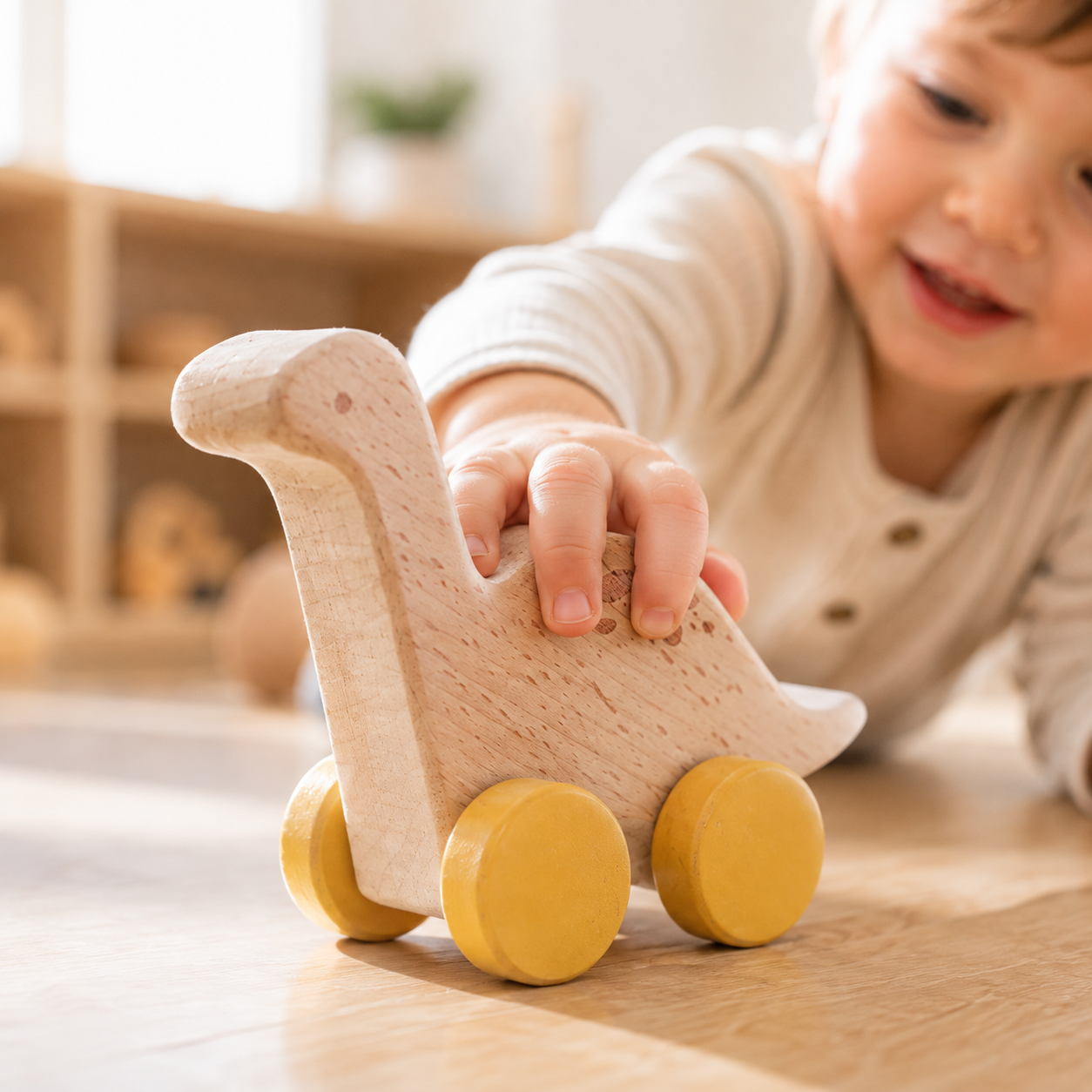 DreamRail Montessori Wooden Train