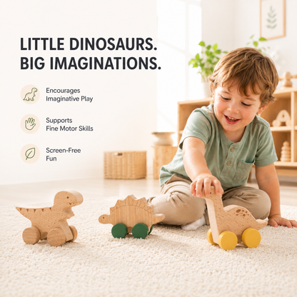 DreamRail Montessori Wooden Train