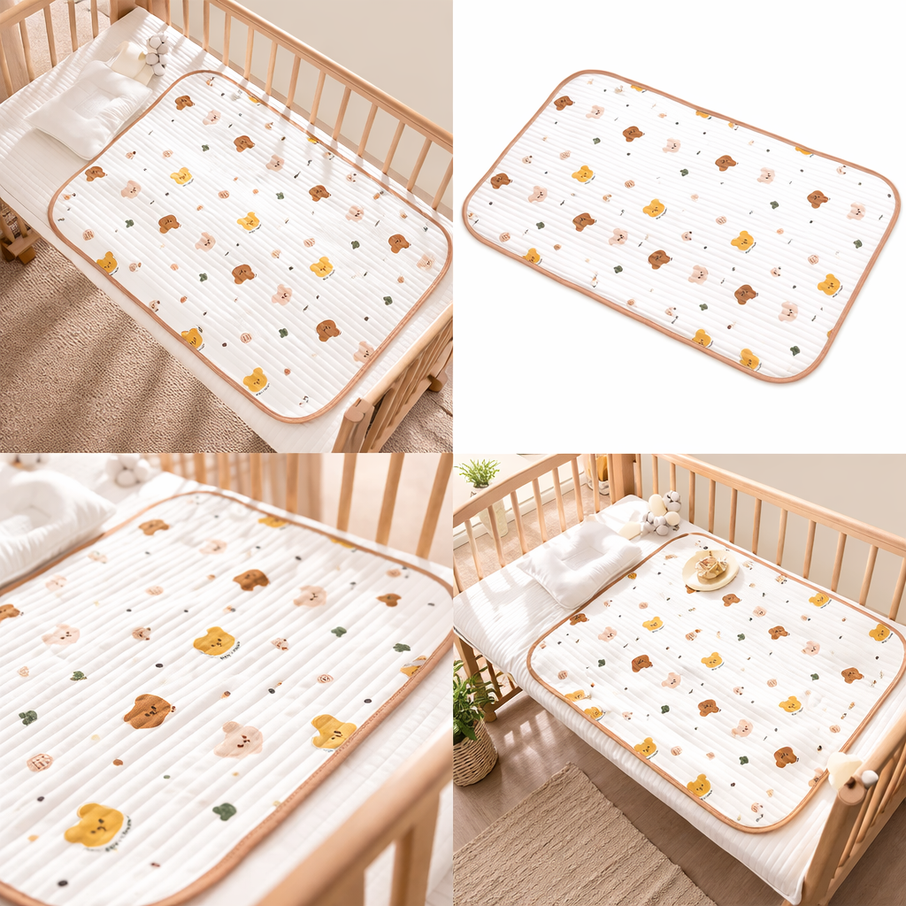 DryCloud Quilted Crib Protector
