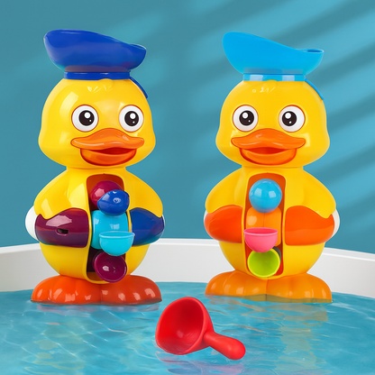 SplashSpin Bath Duck & Water Wheel