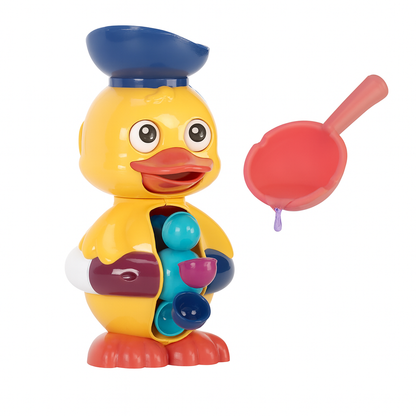 SplashSpin Bath Duck & Water Wheel