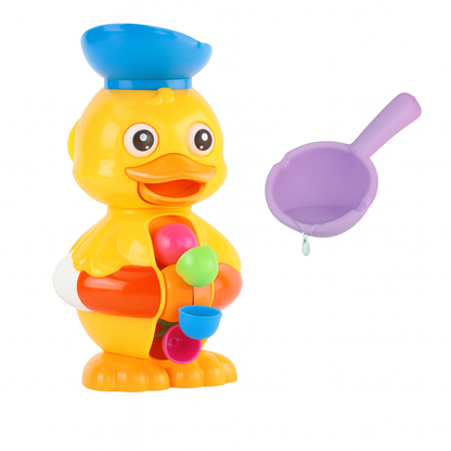 SplashSpin Bath Duck & Water Wheel