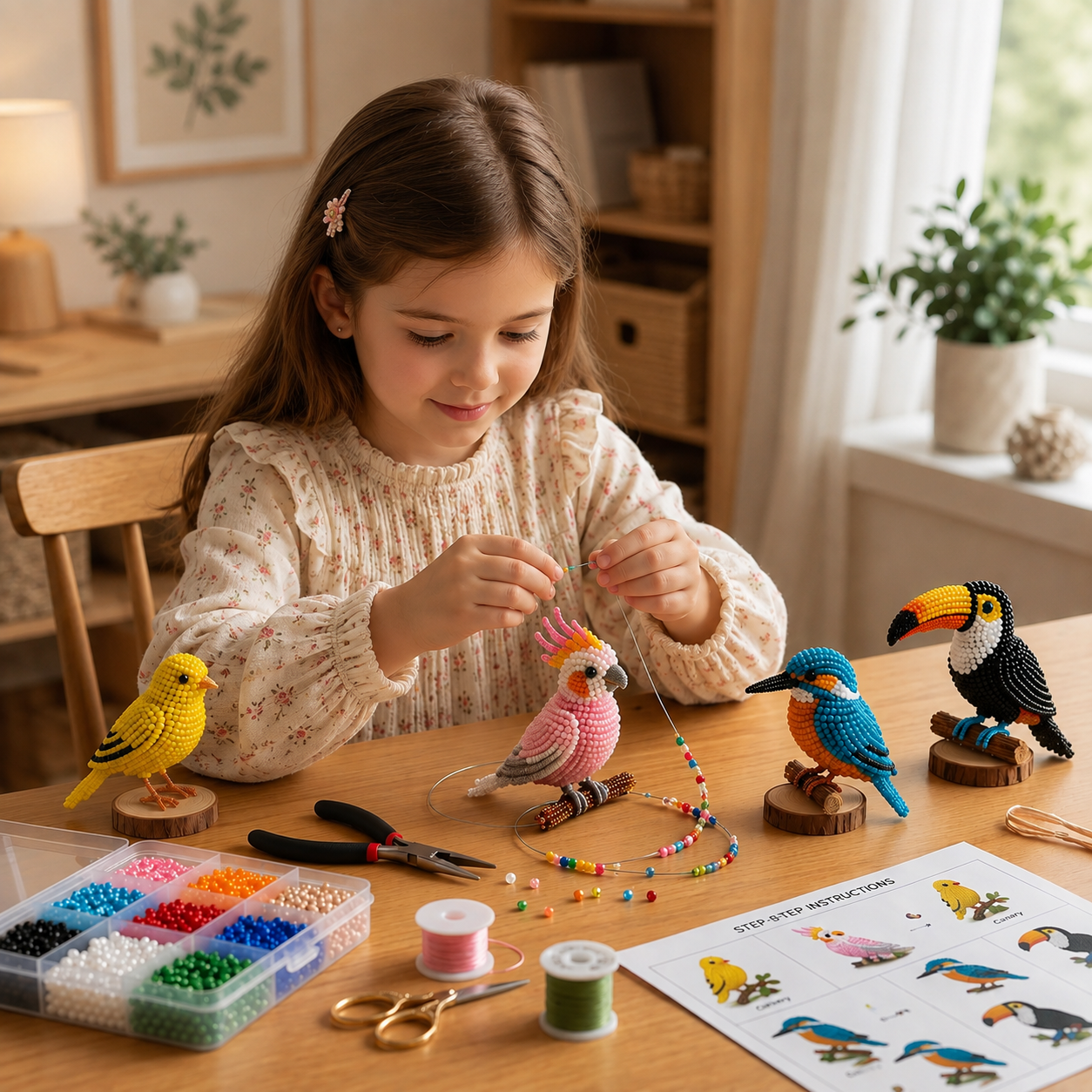 3D Bead Animal Craft Kit