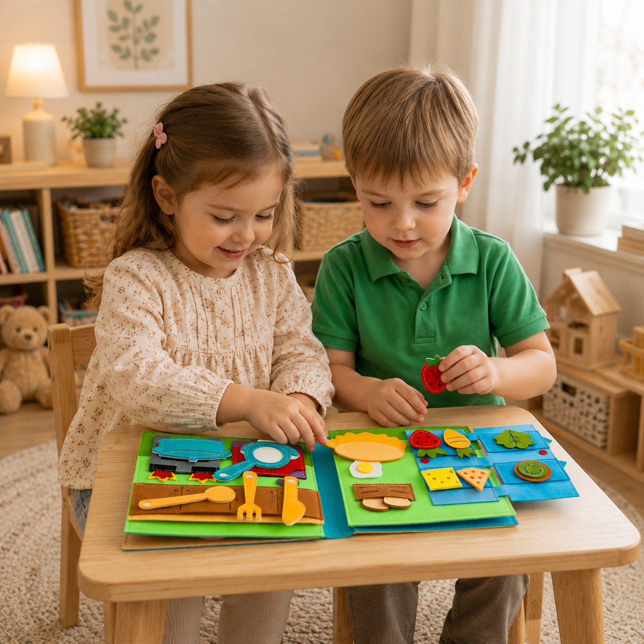 Montessori Felt Busy Book