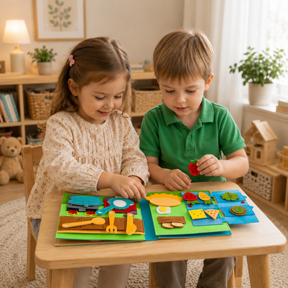 Montessori Felt Busy Book