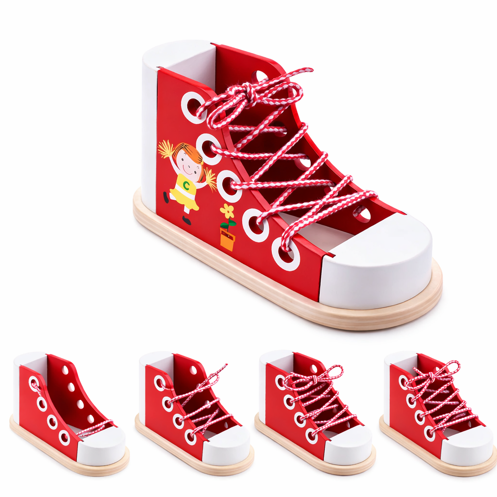 Montessori Shoe Lacing Toy