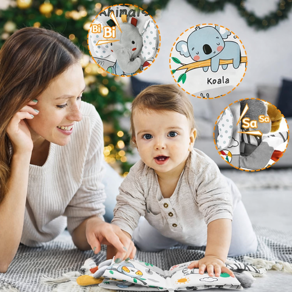 SensoryPlay Plush Learning Book