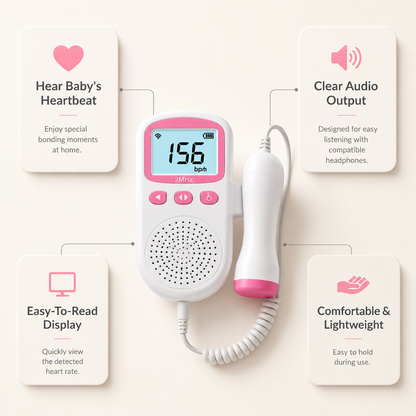 Portable Foetal Doppler