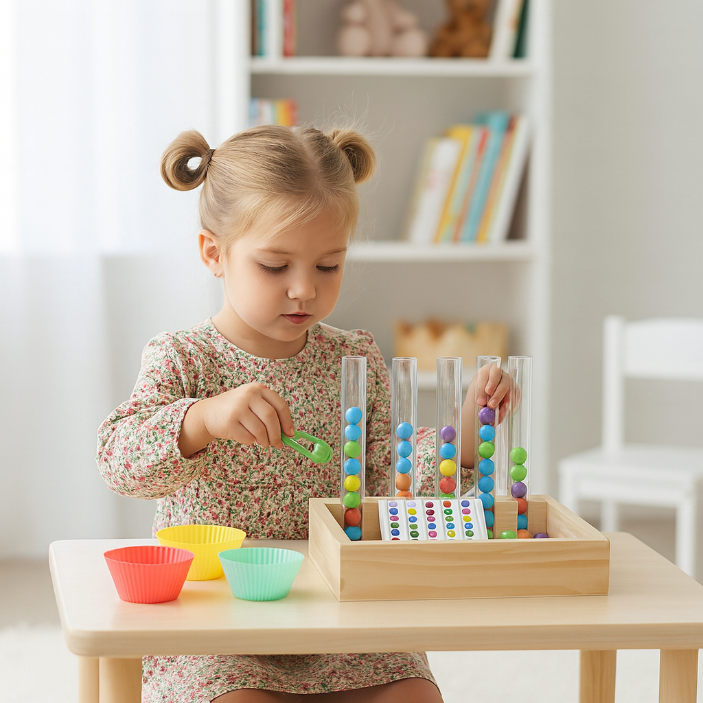 Test Tube Colours & Numbers Learning Set