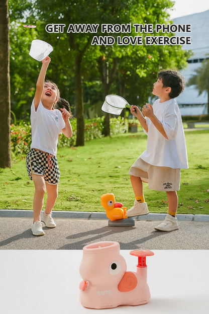 Flying Disc Blaster – Outdoor Fun Launcher Toy for Kids