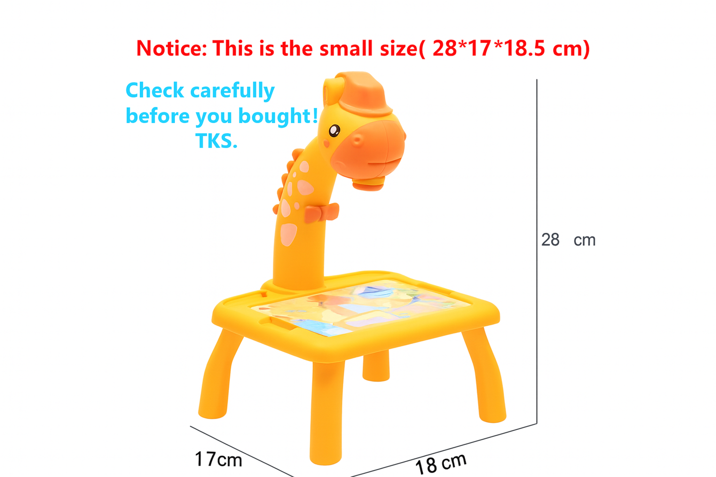 Kids LED Projector Drawing Table