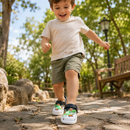 Dinosaur Light-Up Clogs