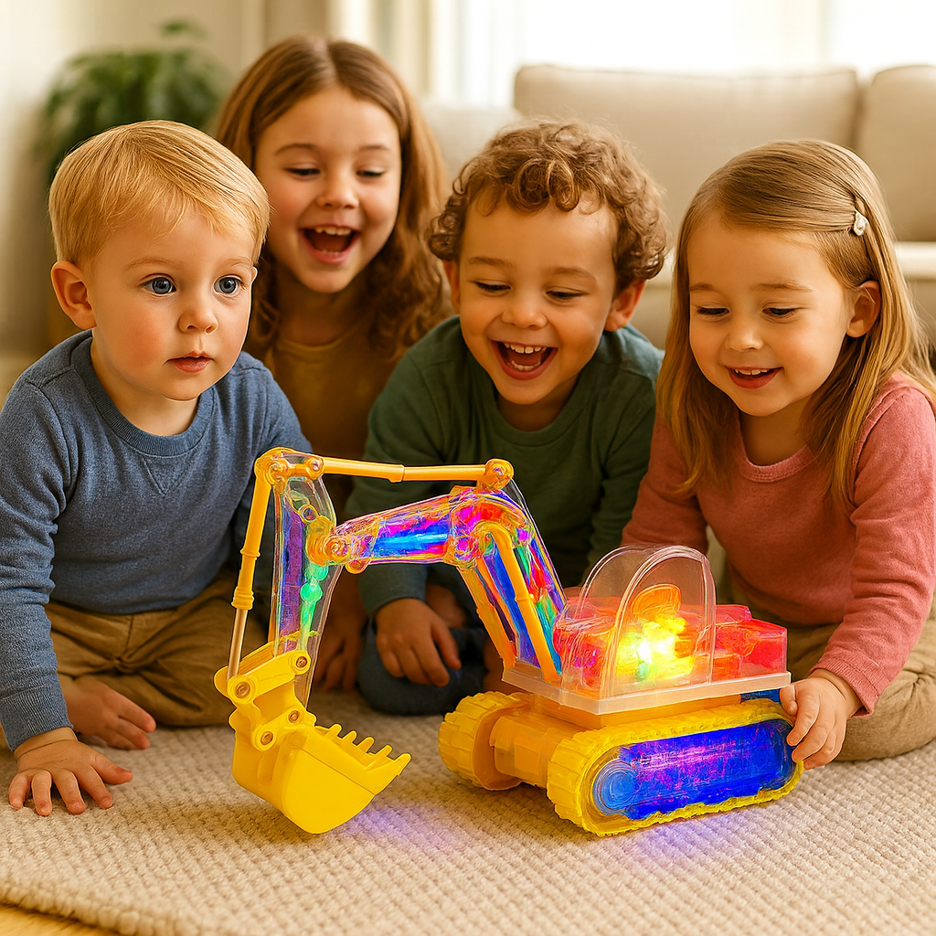 GlowyDigger Musical Excavator