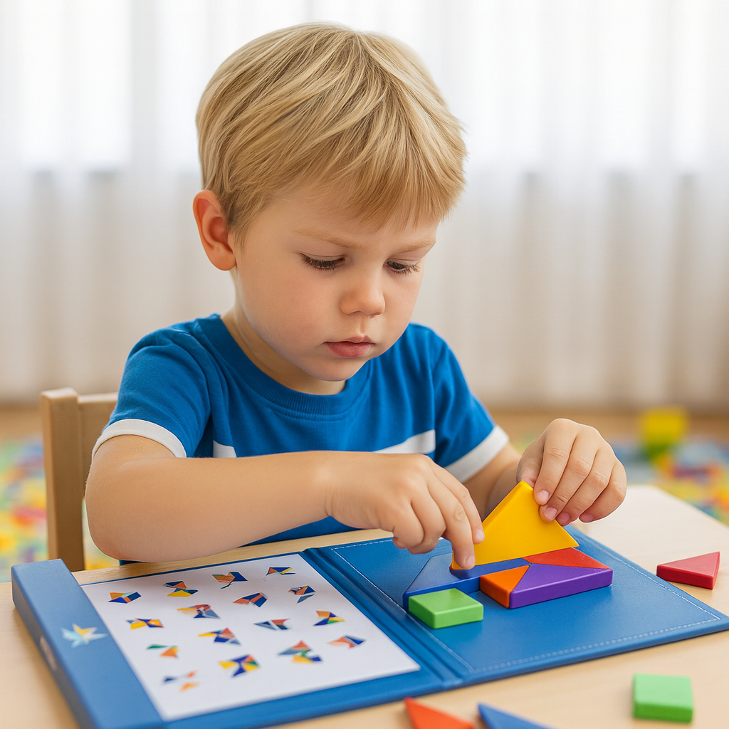 GeoMag Magnetic Tangram Book