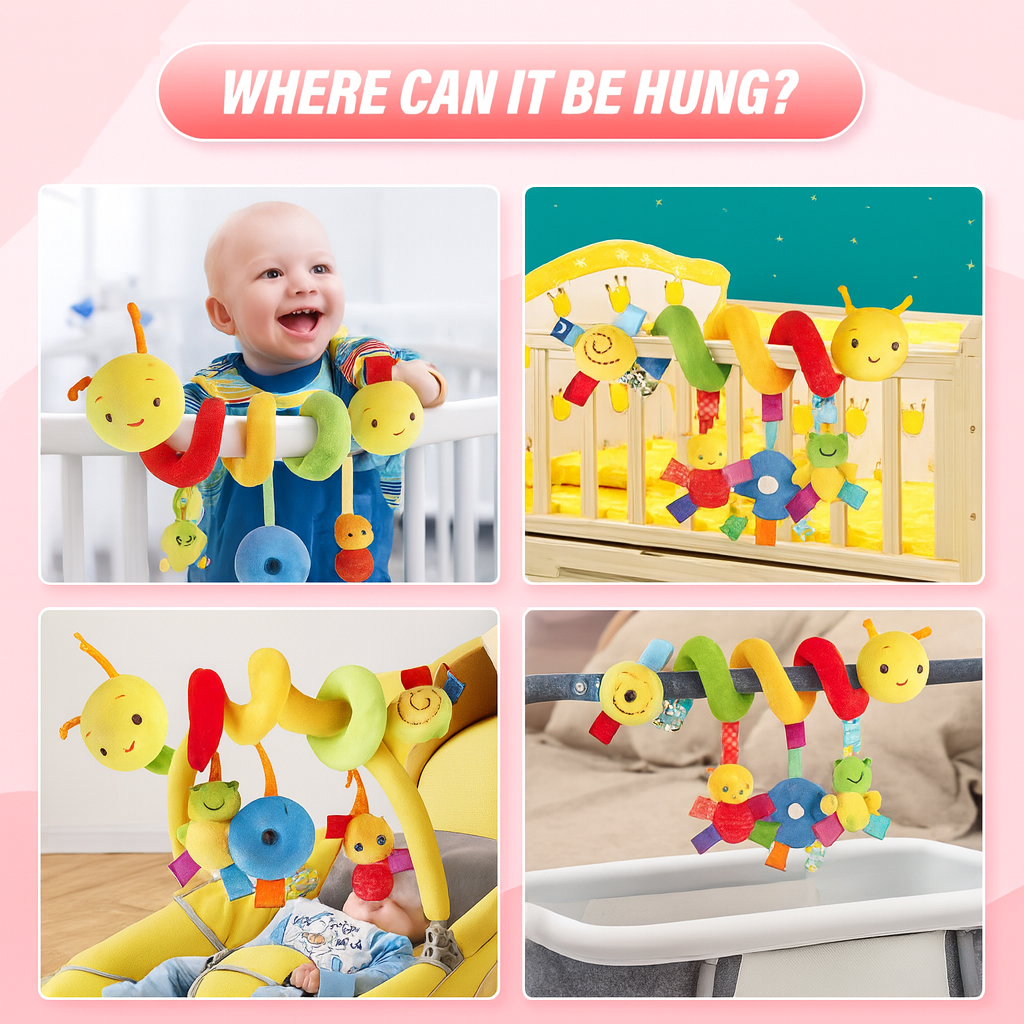 Baby Crib Hanging Spiral Toy