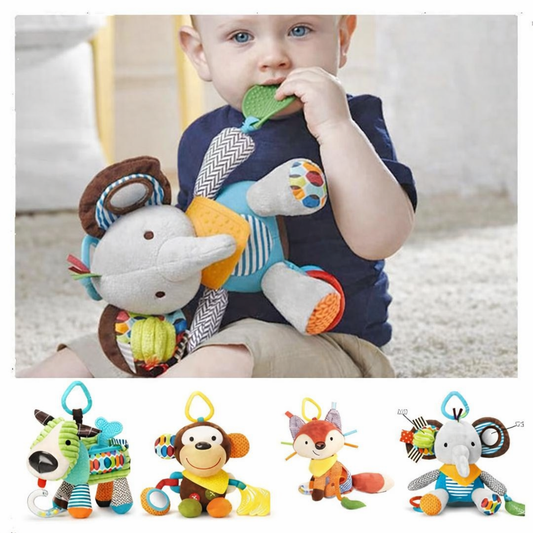 SnuggleRattle Sensory Plush Teething Toy