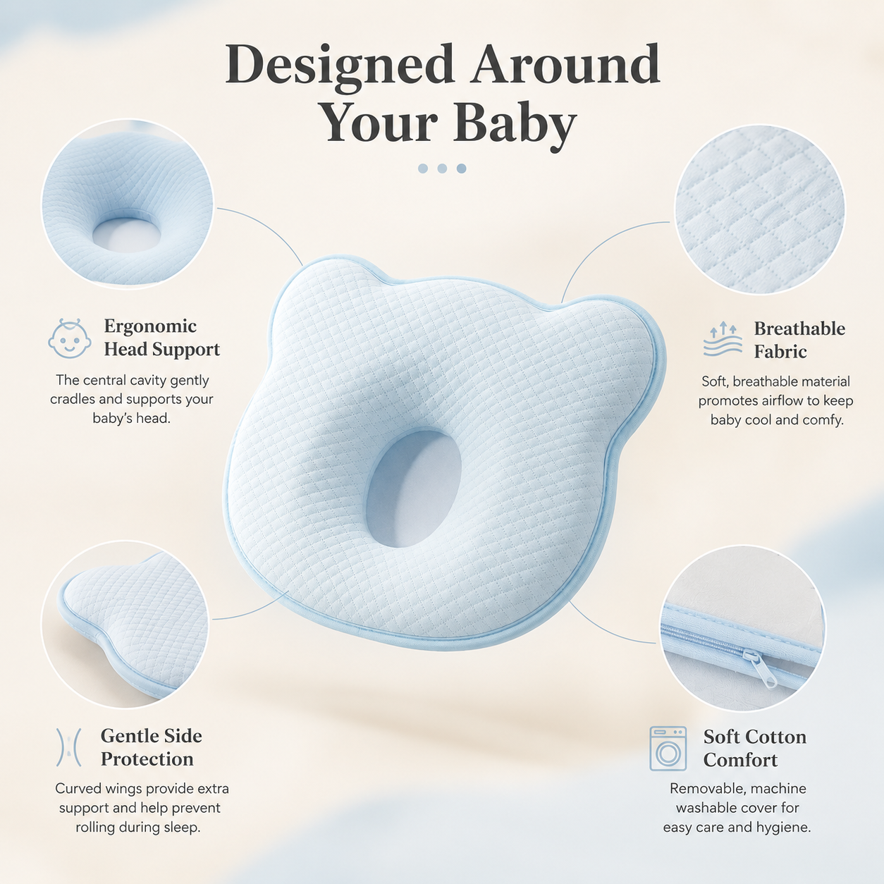 DreamNest Baby Pillow