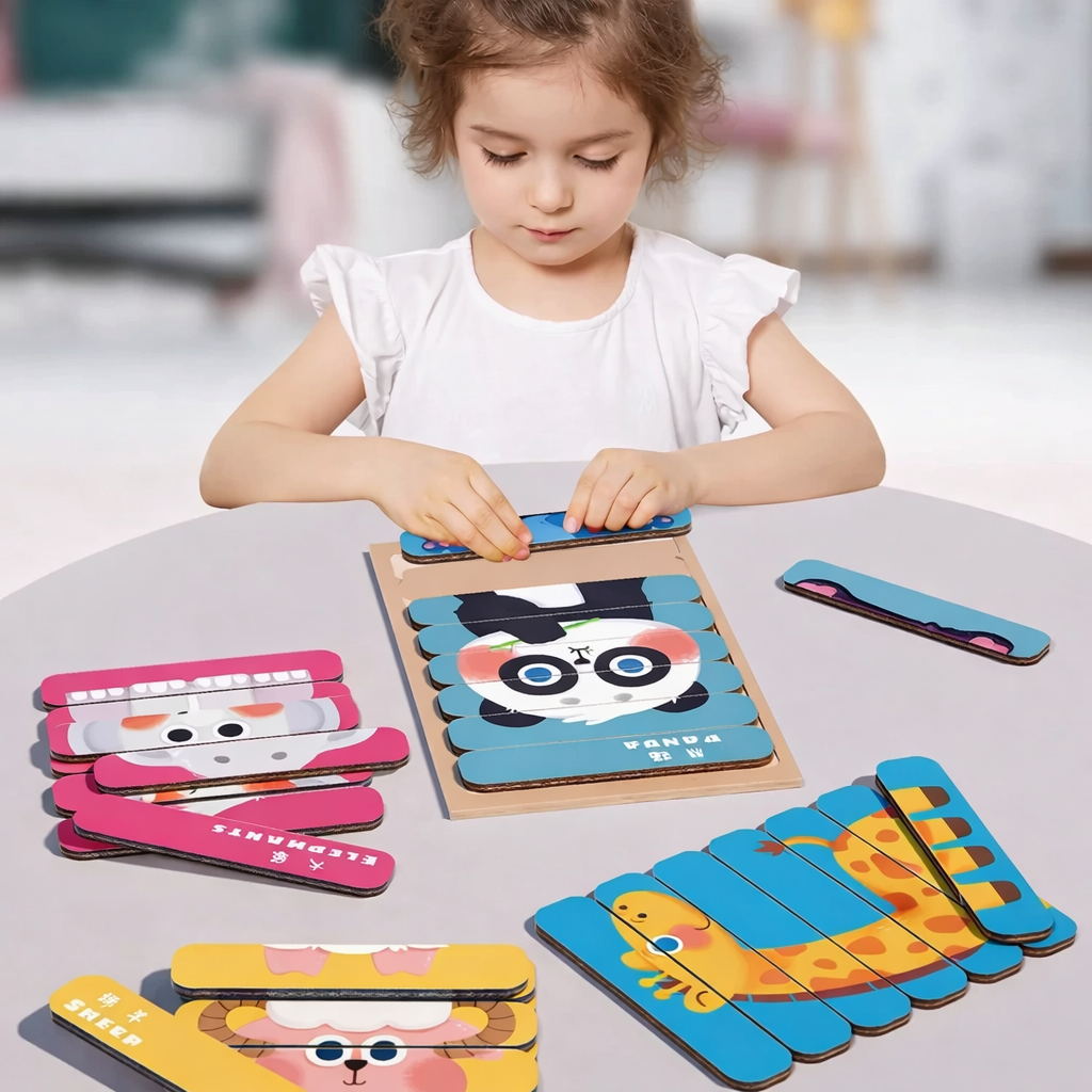 PuzzlePlay Montessori Wooden Puzzle
