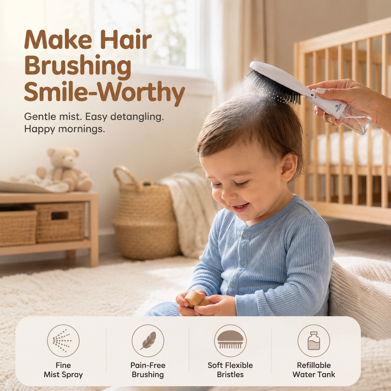 MistEase Spray Brush