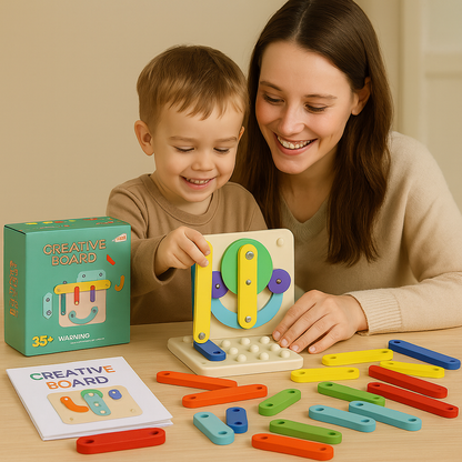 Learn & Play Letters, Numbers & Shapes Board