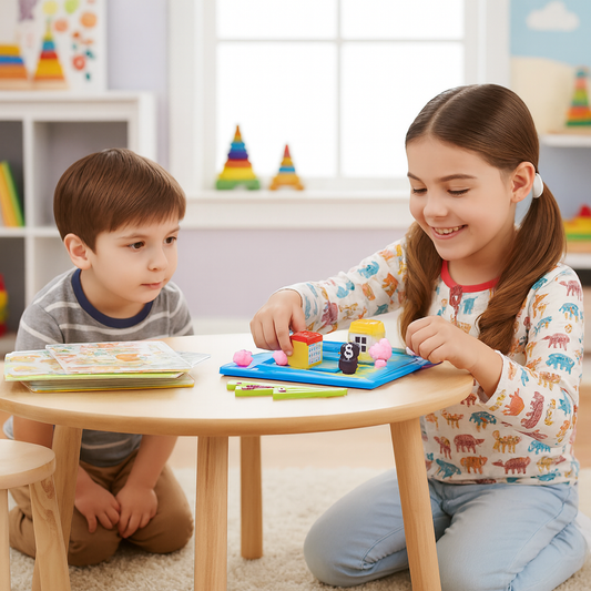 Three Little Pigs & Wolf