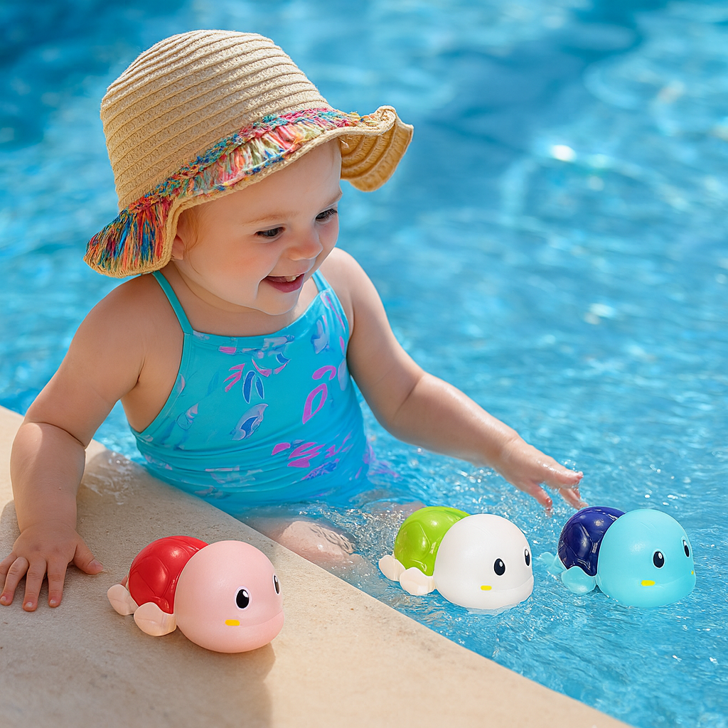 BathSplash Friends – 3-Pack Swimming Bath Toy Set for Toddlers
