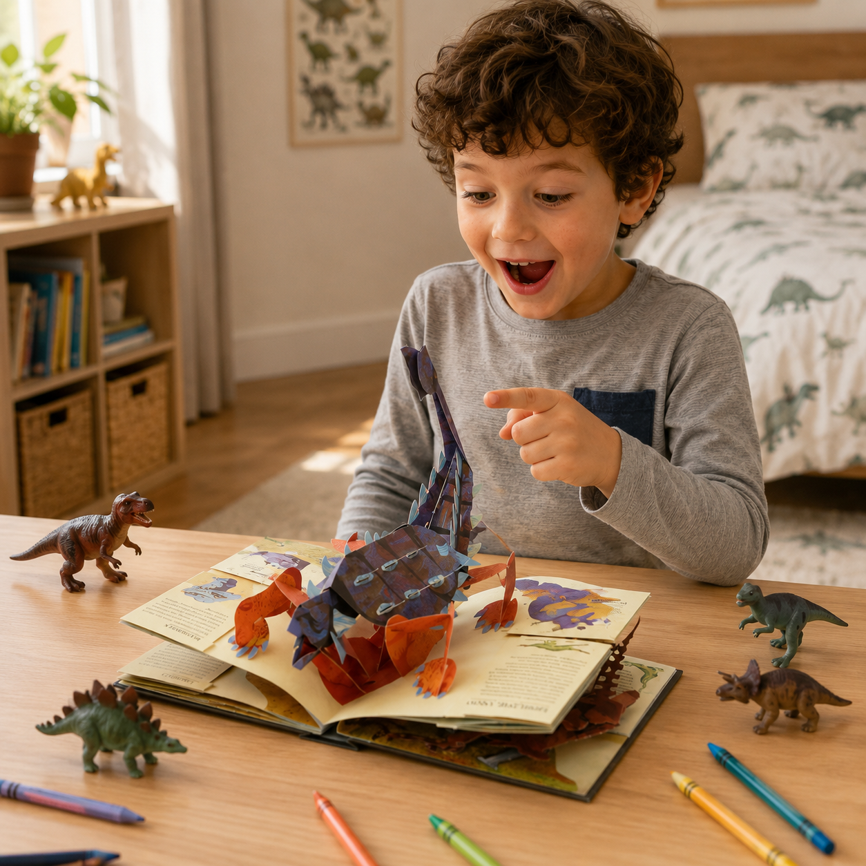 Interactive 3D Pop-Up Dinosaur Encyclopedia