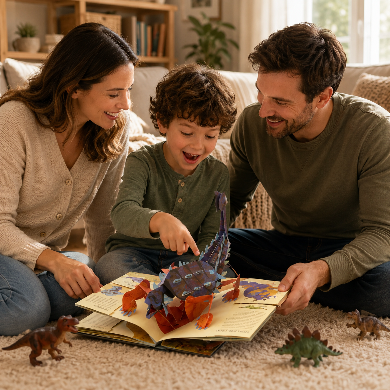 Interactive 3D Pop-Up Dinosaur Encyclopedia