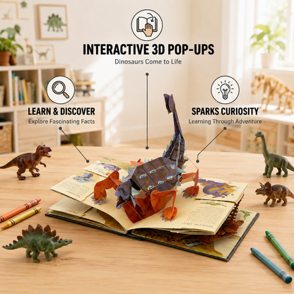Interactive 3D Pop-Up Dinosaur Encyclopedia