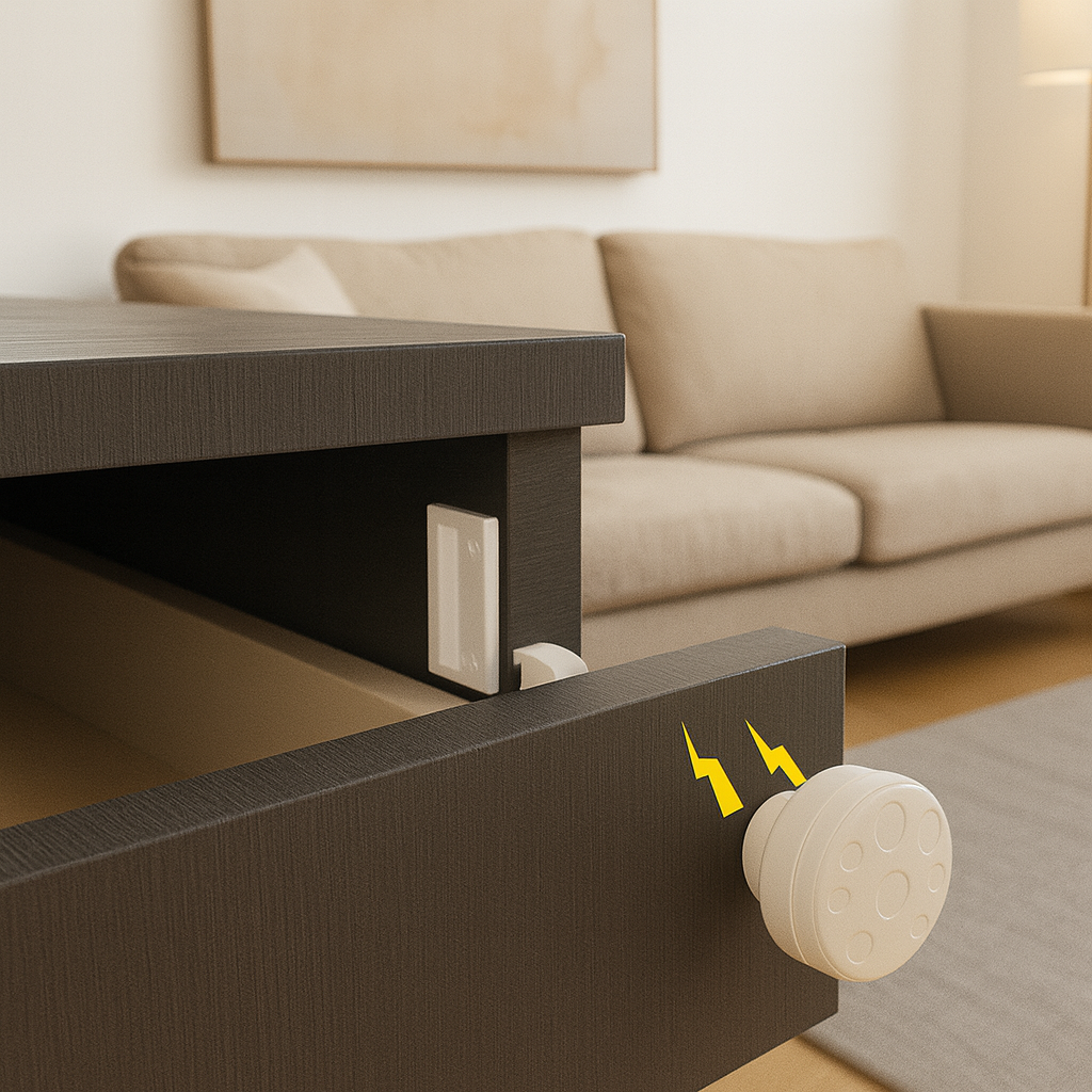 SecureLock Magnetic Child-Proof Cabinet & Door Lock Set