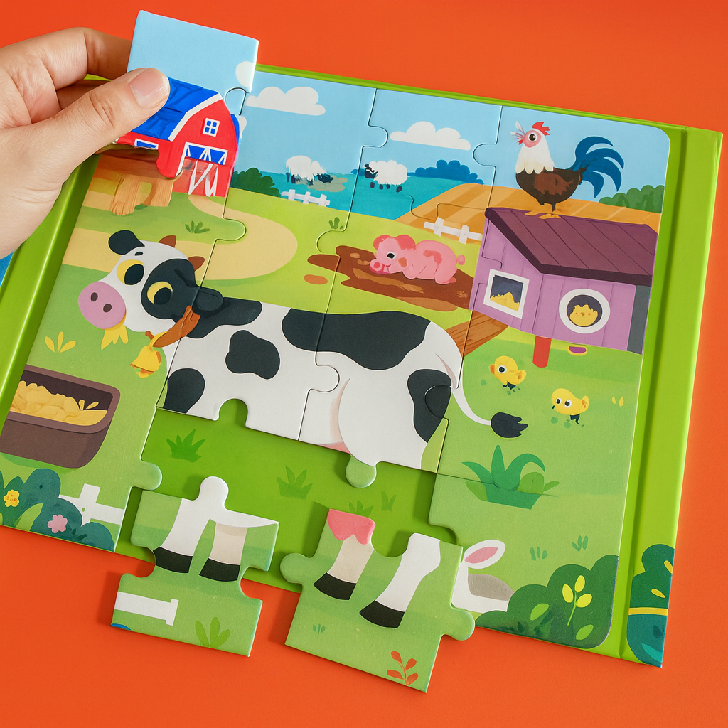 Magnetic Montessori Puzzle Book