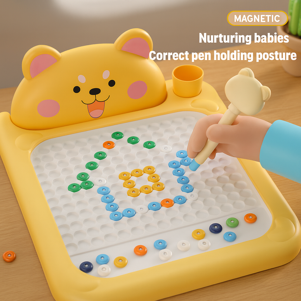 BunnyBoard – Magnetic Drawing Board with Carrot Stylus