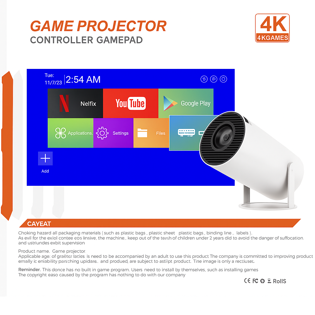 CinePlay F300 Smart Projector Set