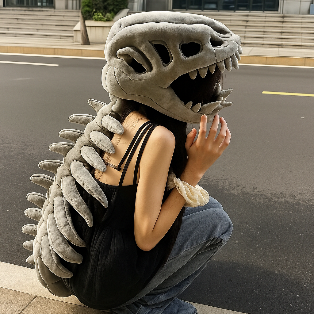 Realistic Dino Skeleton Costume