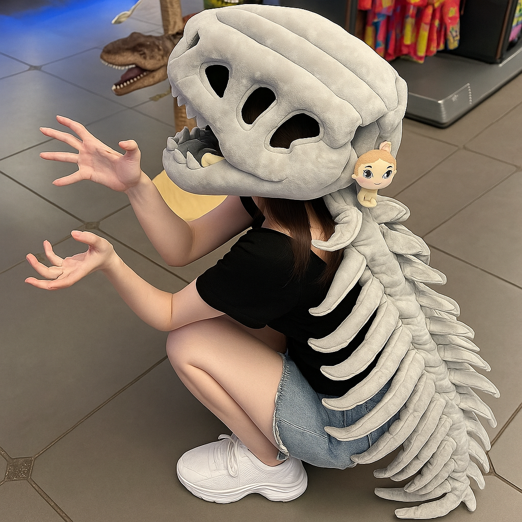 Realistic Dino Skeleton Costume