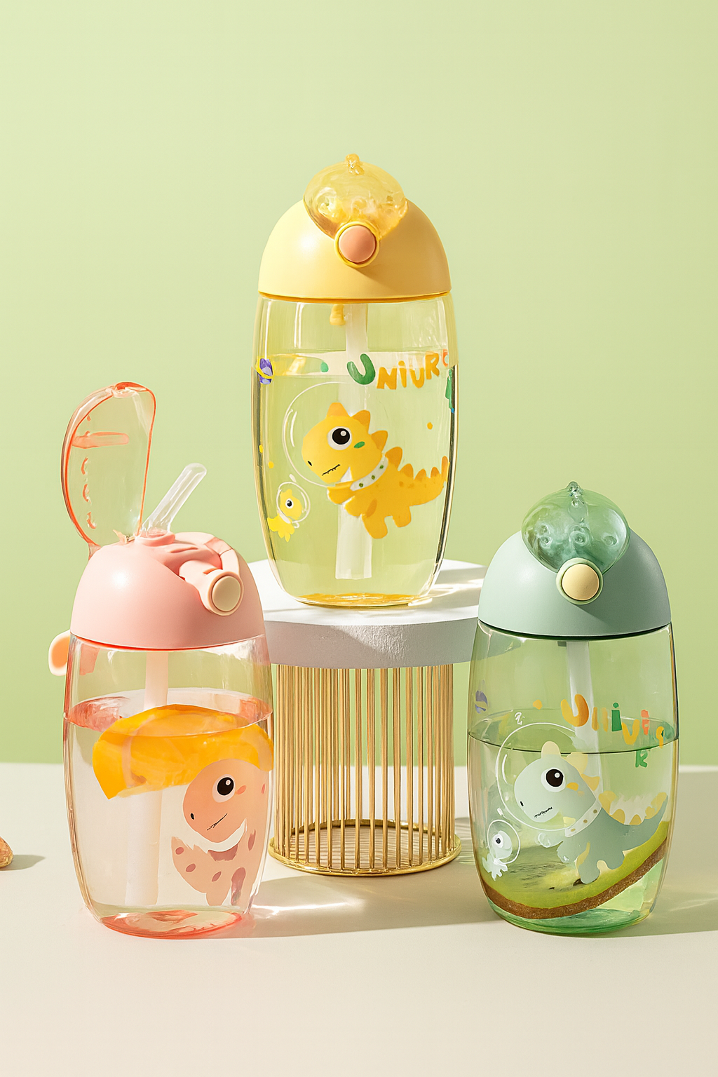 Kids Water Bottle with Straw