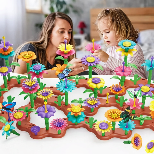 BloomCraft Flower Building Blocks Set