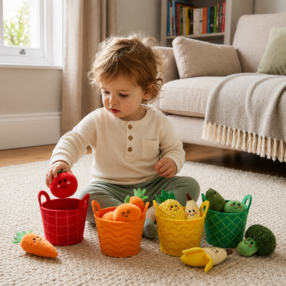 Soft Fruit & Vegetable Sorting Toy