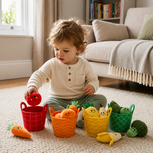 Soft Fruit & Vegetable Sorting Toy