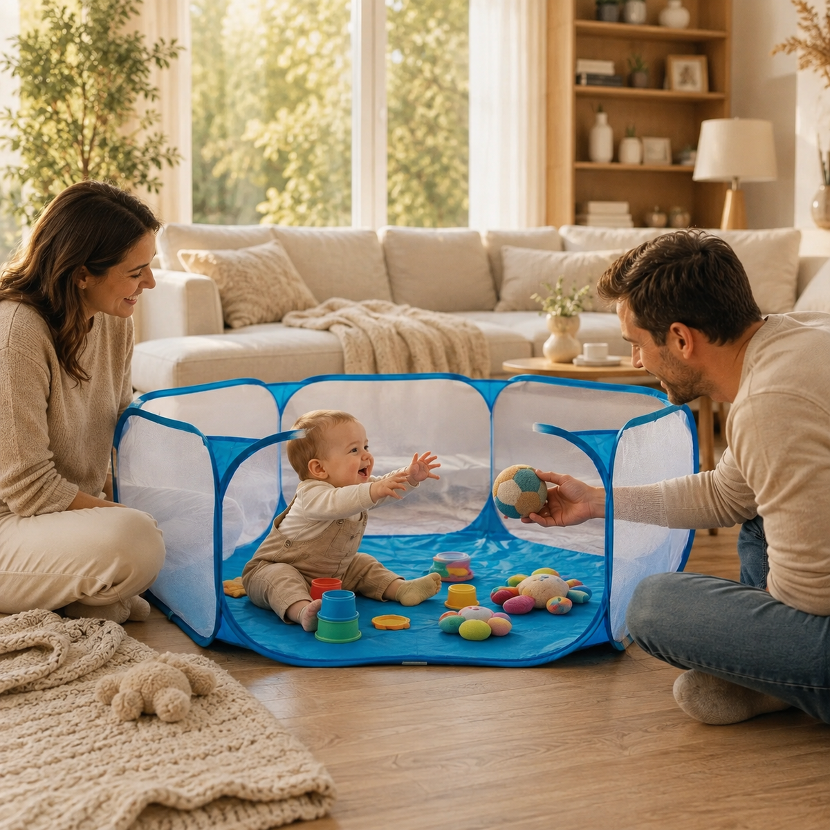 Portable Pop-Up Baby Playpen