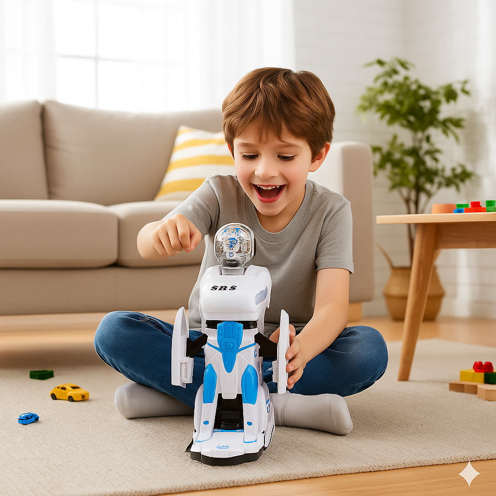 All-Track Transformer Express – 2-in-1 Robot Train Action Toy