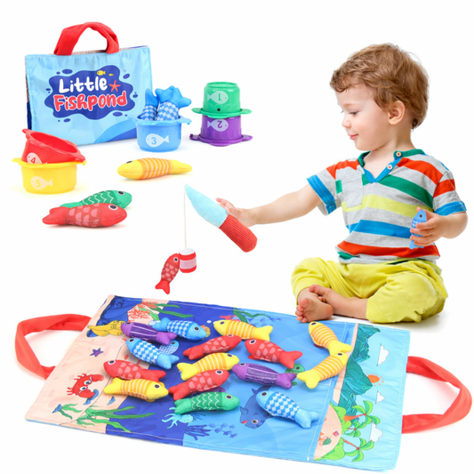 Soft Montessori Magnetic Fishing & Sorting Game