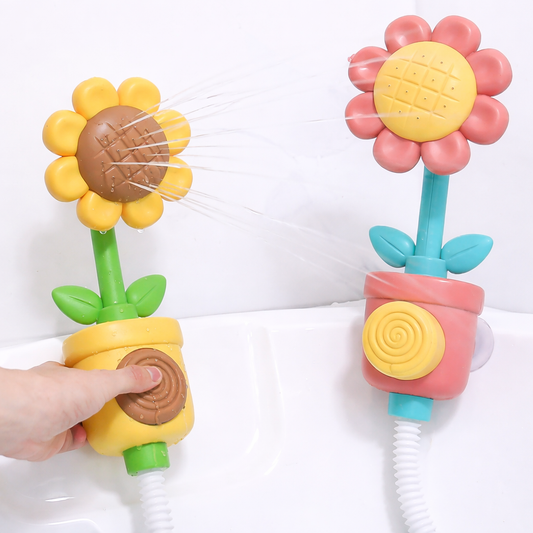 Happy Sunflower Interactive Bath Shower Head