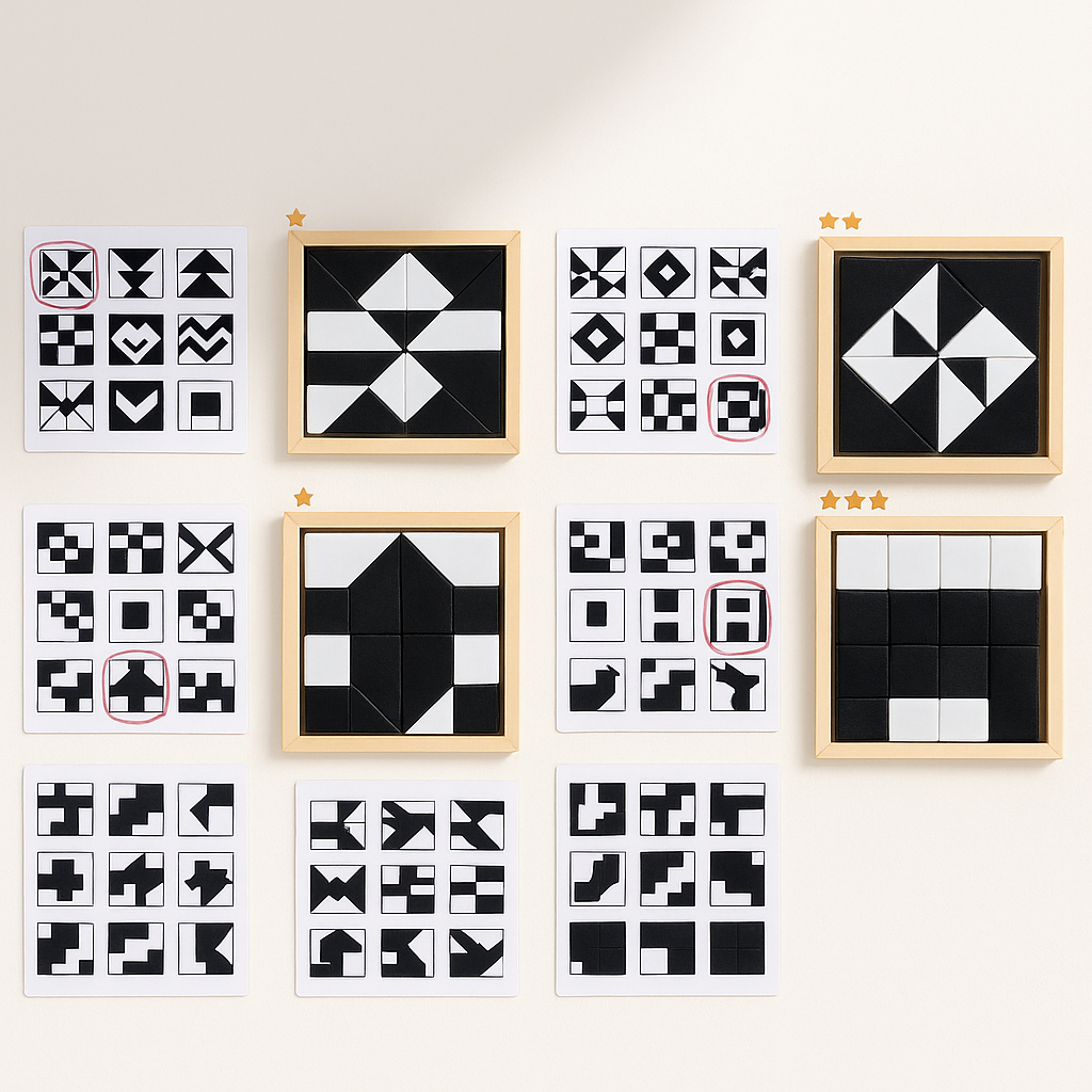 BrainBattle – Dual Colour Logic Puzzle Game in Pocket Size