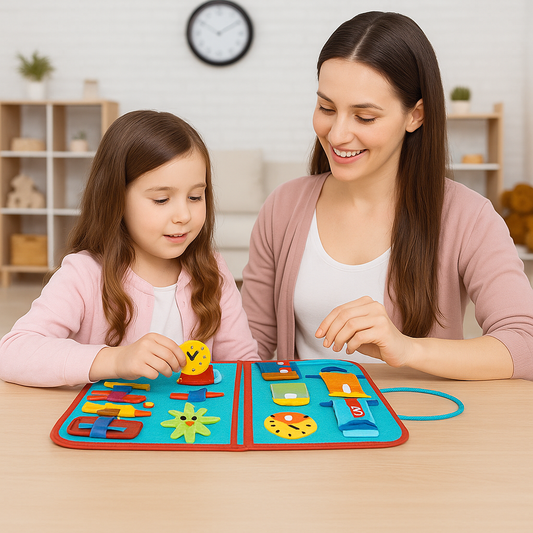 Little Learner MagicBook – Montessori Sensory Activity Book for Kids