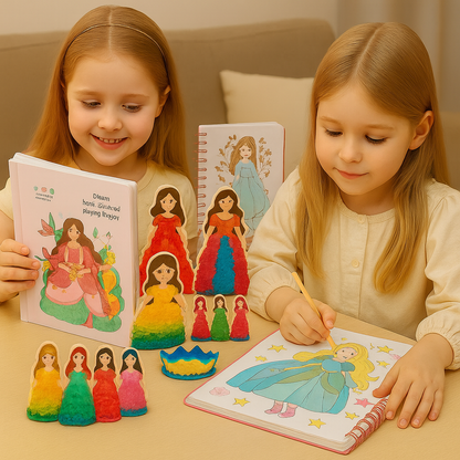 GlamourSketch Princess Fashion Drawing Book