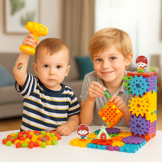 Gear & Build 3D Blocks