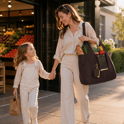 Foldable Family Tote Bag